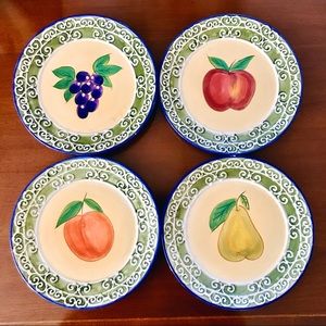 Certified International Dessert Plates (set of 4)